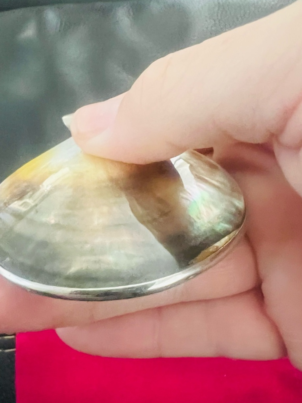 Iridescent Shell Pendant - Picture 7 of 11